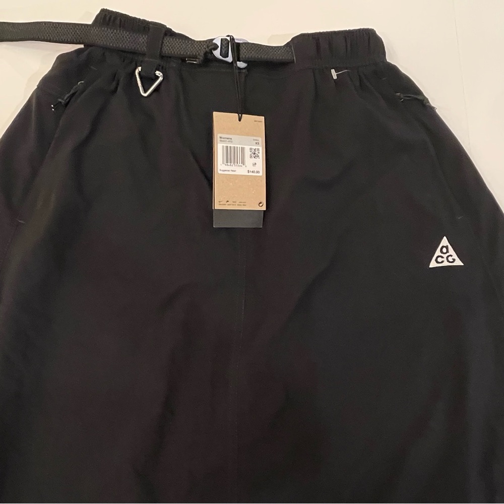 Nike ACG Smith Summit Black Maxi Skirt Adjustable Length - Picture 5 of 14